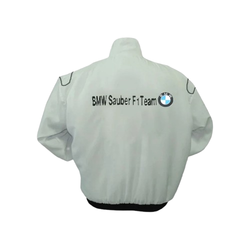 BMW Petronas Racing Jacket White and Royal Blue Motorsport Style