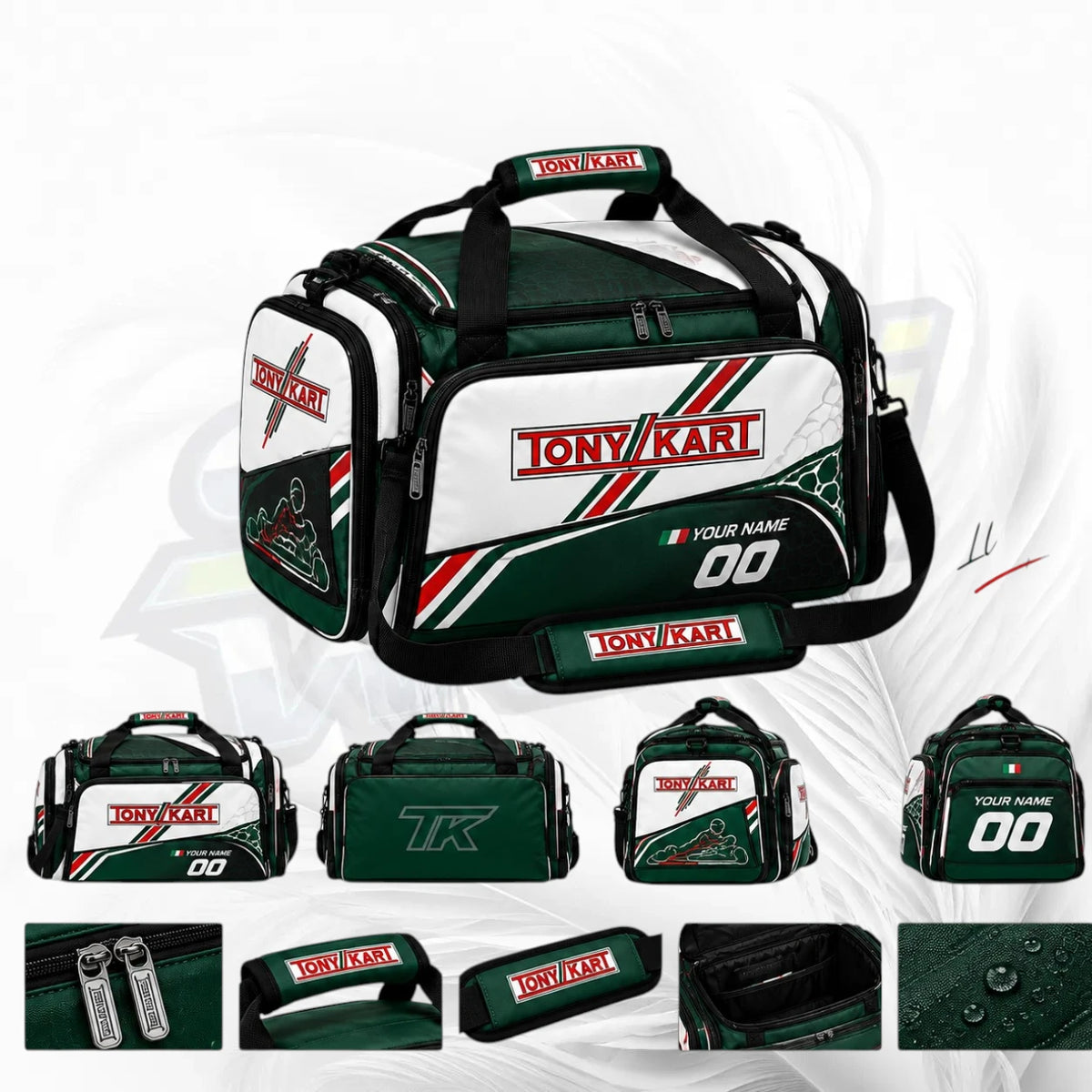 Tony Kart Custom Racing Gear Bag – Personalized Motorsport Travel Bag