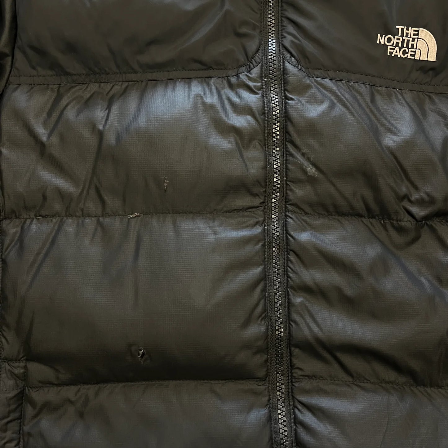 The North Face Womens Black Puffer Jacket WITH FAULT