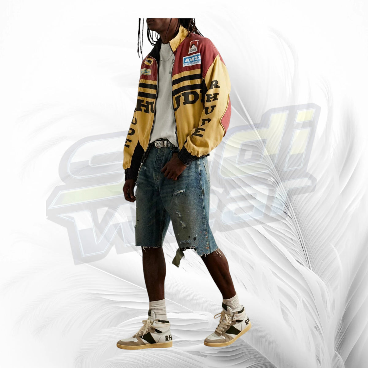 Rhude Men's Nylon Rally Racing Jacket - Bergdorf Goodman