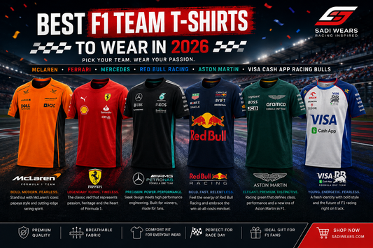 Best F1 T-Shirts to Wear on Race Day in 2026