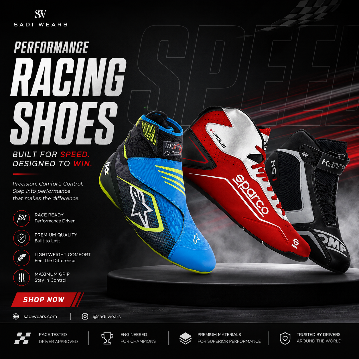Kart Racing Shoes