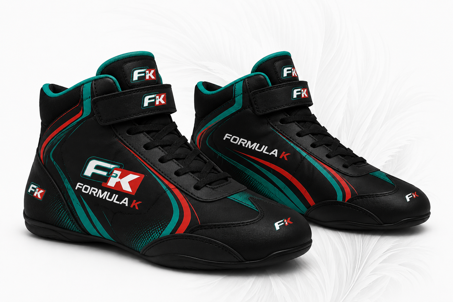 FK Formula K Black Kart Racing Shoes