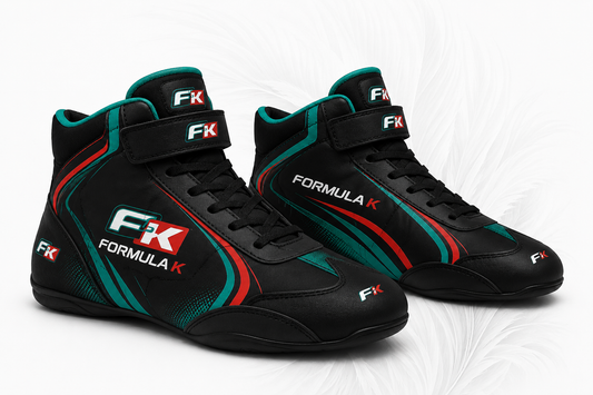 FK Formula K Black Kart Racing Shoes