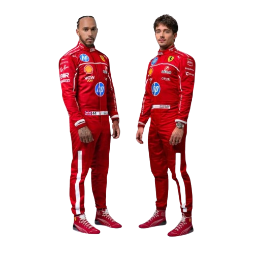 2025 F1 Racing Costume Worn by Charles Leclerc & Lewis Hamilton