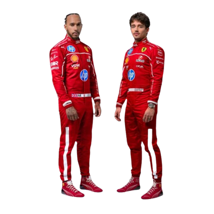 2025 F1 Racing Costume Worn by Charles Leclerc & Lewis Hamilton