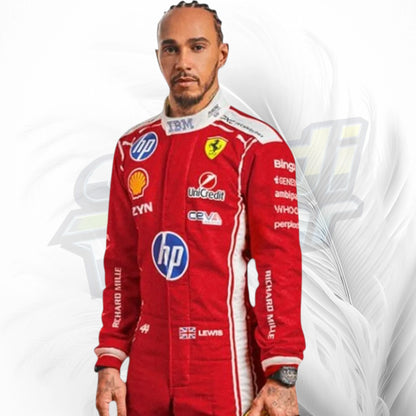 Lewis Hamilton Ferrari F1 Racing Suit 2026
