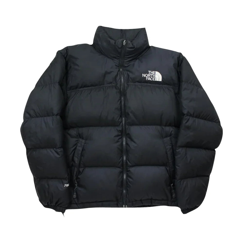 The North Face Matte Black Puffer Jacket