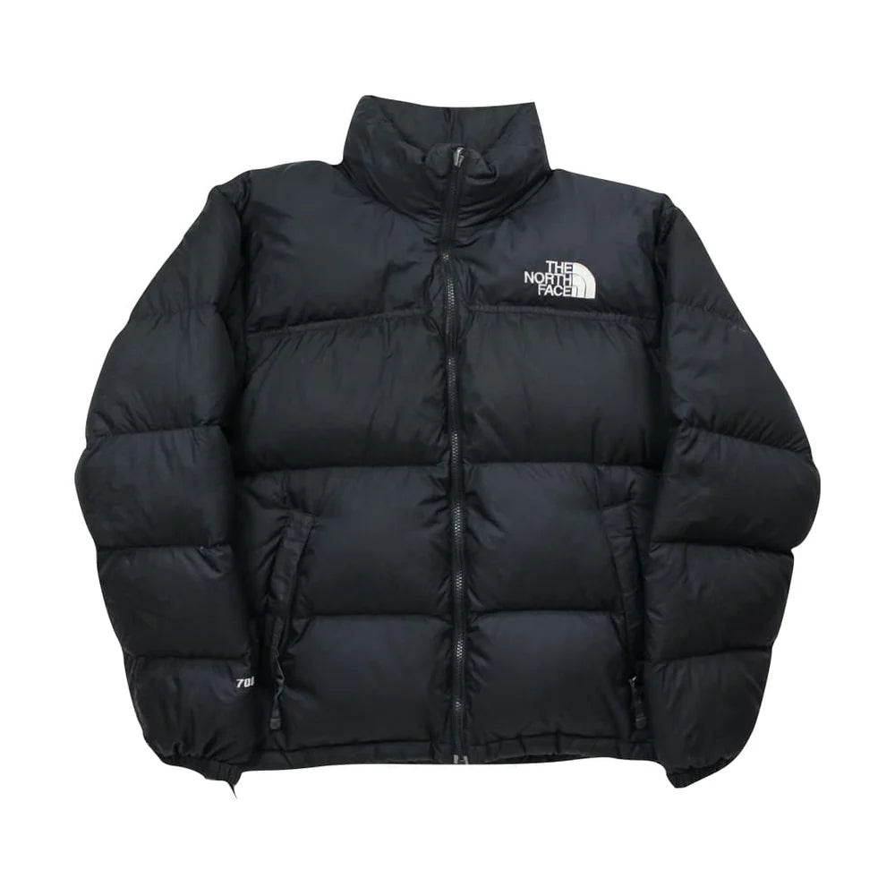 The North Face Matte Black Puffer Jacket