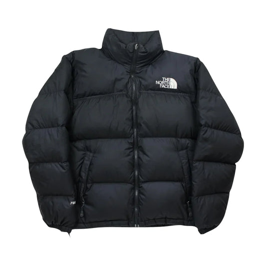 The North Face Matte Black Puffer Jacket