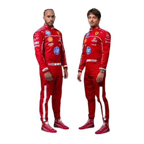 2025 F1 Racing Costume Worn by Charles Leclerc & Lewis Hamilton