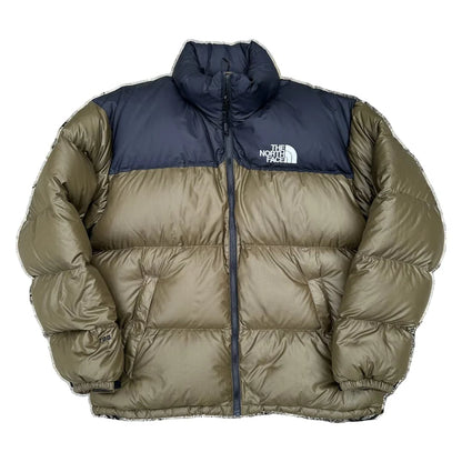 The North Face Khaki Green Puffer Jacket