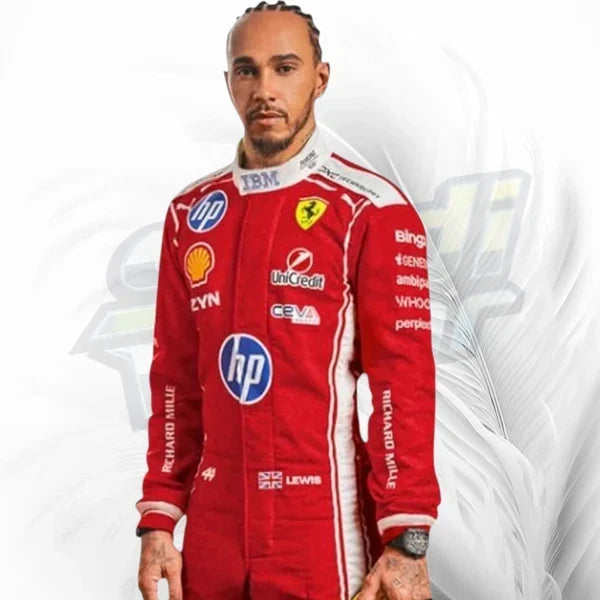Ferrari 2026 F1 Team Style Racing Suit | Motorsport Racing Driver Suit