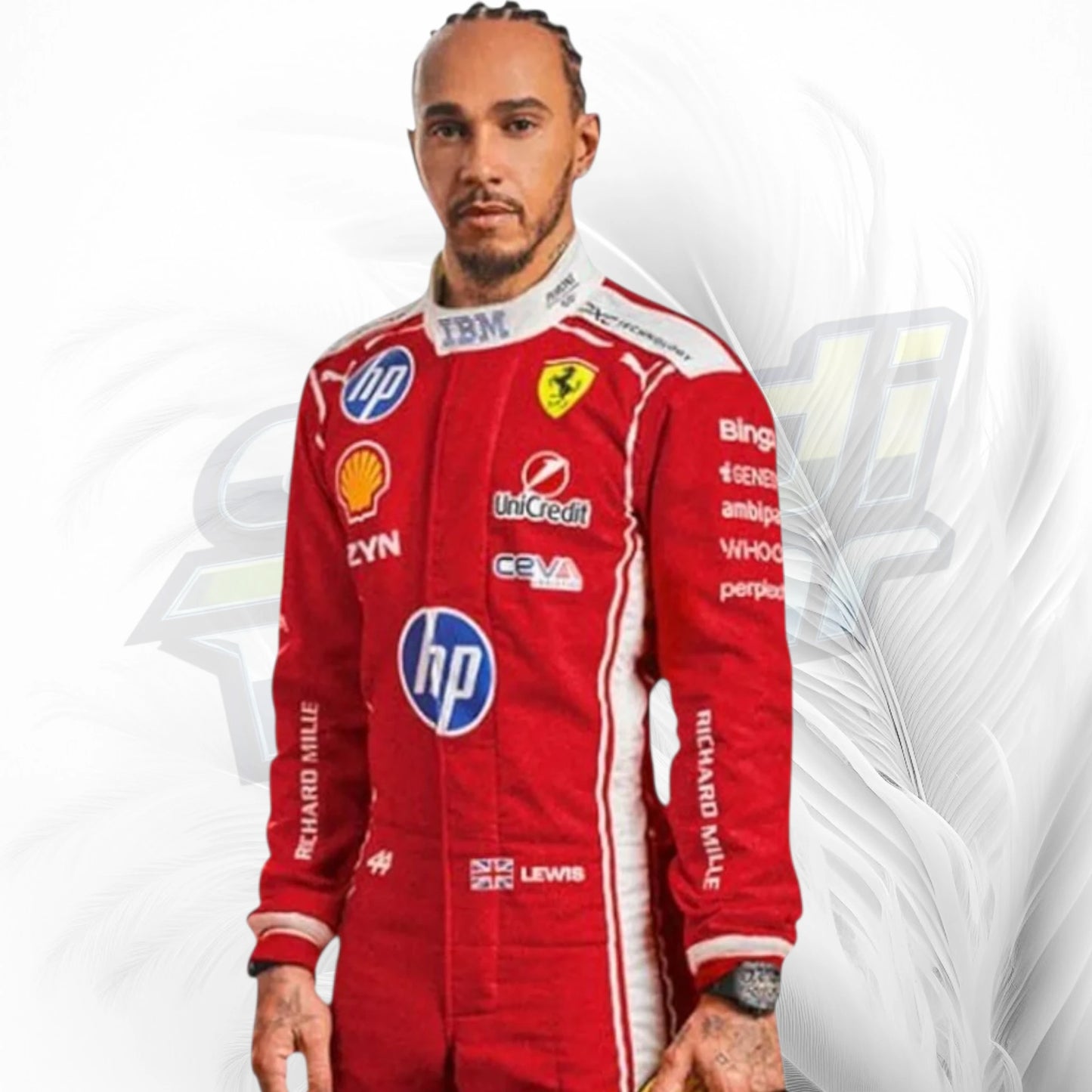Charles Leclerc & Lewis Hamilton Ferrari F1 Racing Suits 2026