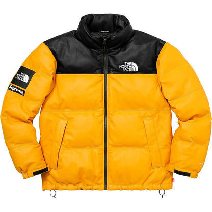 Supreme The North Face Leather Nuptse Jacket