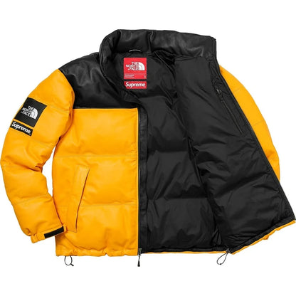Supreme The North Face Leather Nuptse Jacket