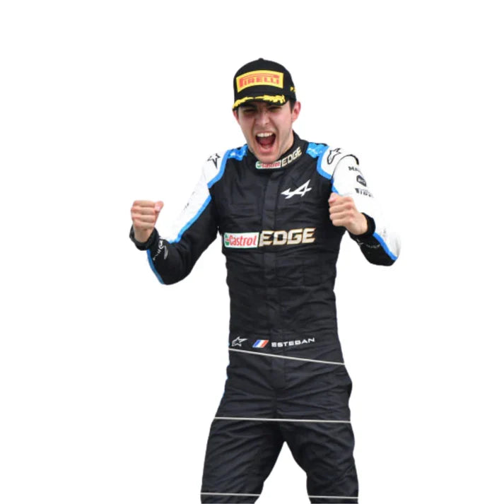Esteban Ocon 2021 Castrol F1 Racing Suit Team Alpine