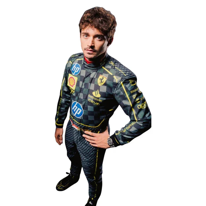 Charles Leclerc 2024 HP Italy GP F1 Racing Suit