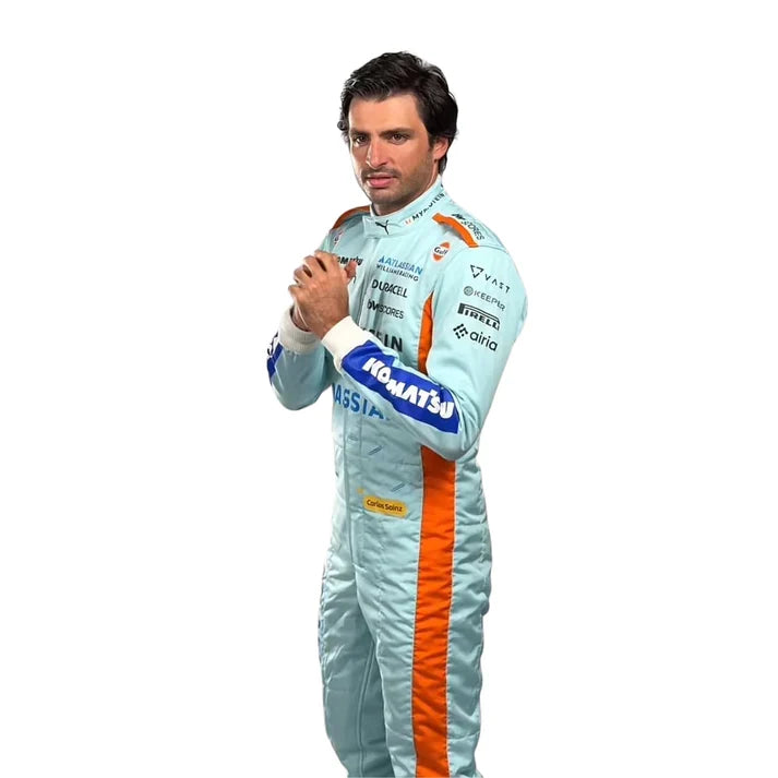 2025 F1 Racing Costume Worn By Carlos Sainz and Alenaxder Albon Sao Paul GP