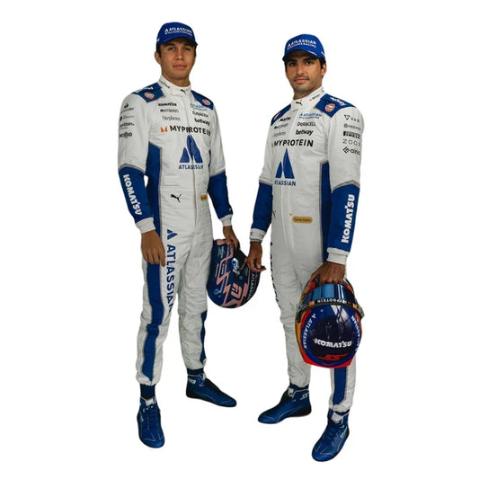 2025 F1 Racing Costume Worn By Carlos Sainz and Alexander Albon United States GP
