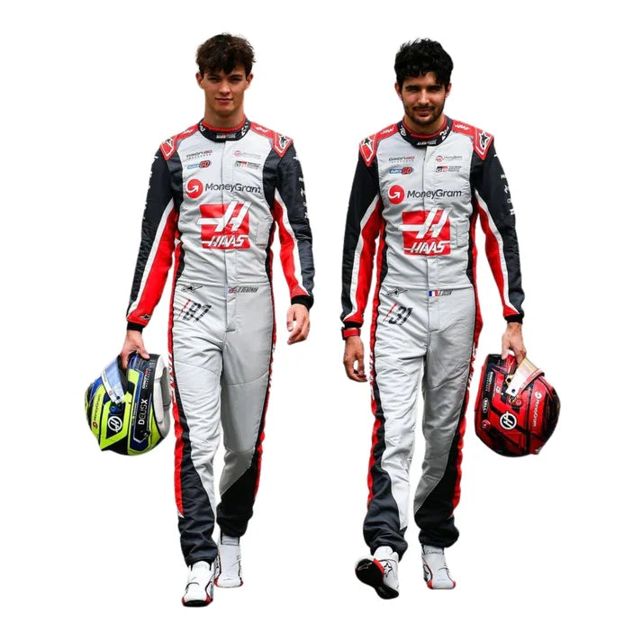 2025 F1 Racing Costume Worn By Esteban Ocon And Oliver Bearman 200th race look Canadian GP
