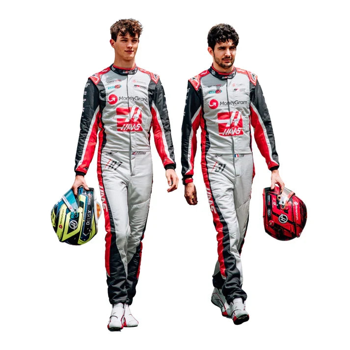 2025 F1 Racing Costume Worn By Esteban Ocon And Oliver Bearman 200th race look Canadian GP