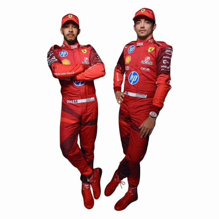 2025 F1 Racing Costume Worn by Charles Leclerc Las Vegas GP