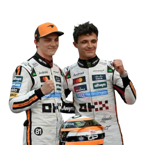 2025 F1 Racing Costume Worn by Lando Norris & Oscar Piastri - Monaco GP