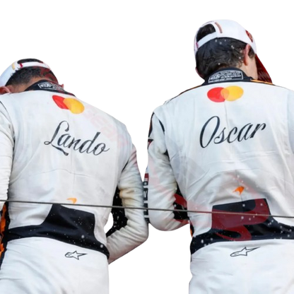 2025 F1 Racing Costume Worn by Lando Norris & Oscar Piastri - Monaco GP