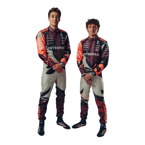 2025 F1 Racing Costume Worn by George Russell & Andrea Kimi Antonelli - Miami GP