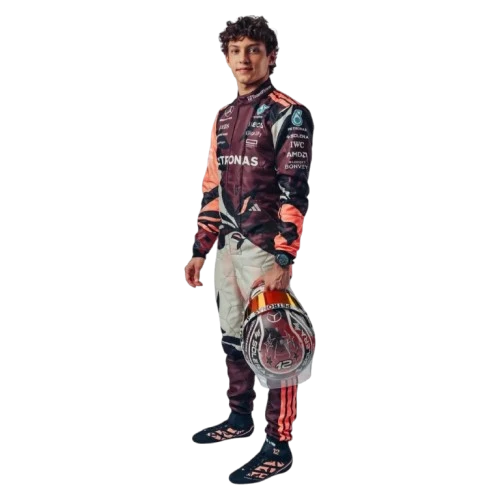 2025 F1 Racing Costume Worn by George Russell & Andrea Kimi Antonelli - Miami GP