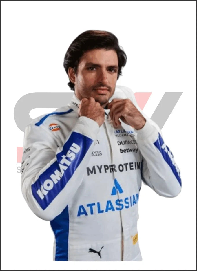 2025 F1 racing costume worn by Alex Albon & Carlos Sainz Jr – HP Monaco GP