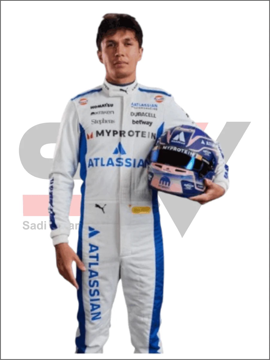 2025 F1 racing costume worn by Alex Albon & Carlos Sainz Jr – HP Monaco GP