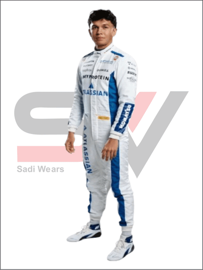 2025 F1 racing costume worn by Alex Albon & Carlos Sainz Jr – HP Monaco GP