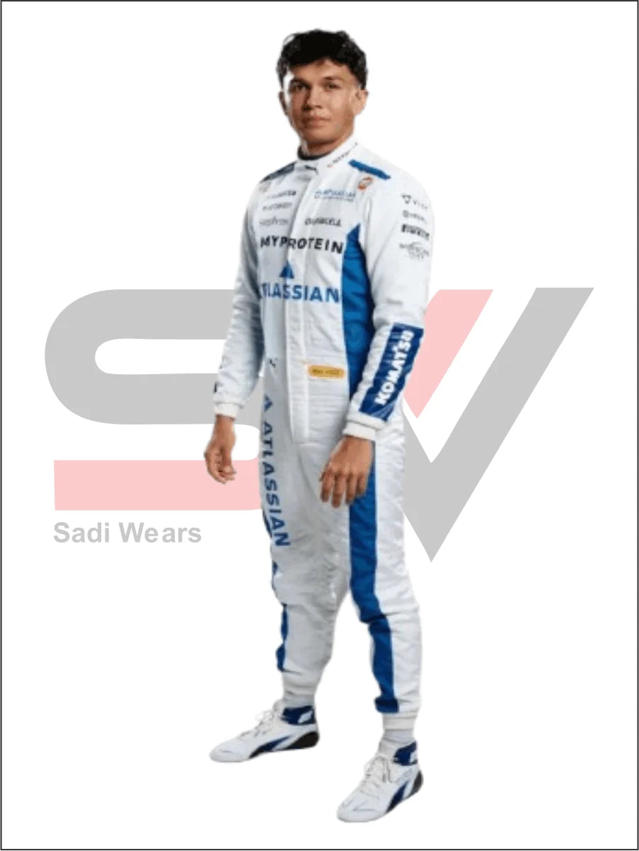 2025 F1 racing costume worn by Alex Albon & Carlos Sainz Jr – HP Monaco GP