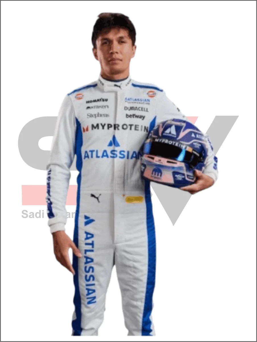 2025 F1 racing costume worn by Alex Albon & Carlos Sainz Jr – HP Monaco GP