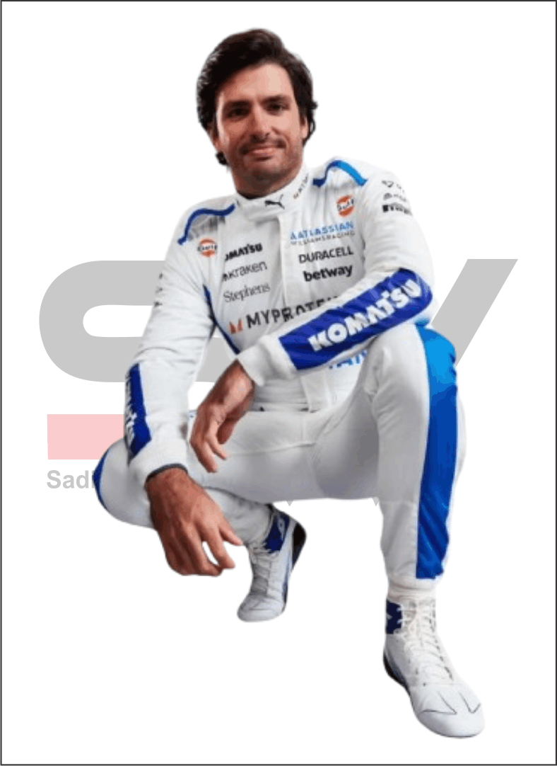 2025 F1 racing costume worn by Alex Albon & Carlos Sainz Jr – HP Monaco GP