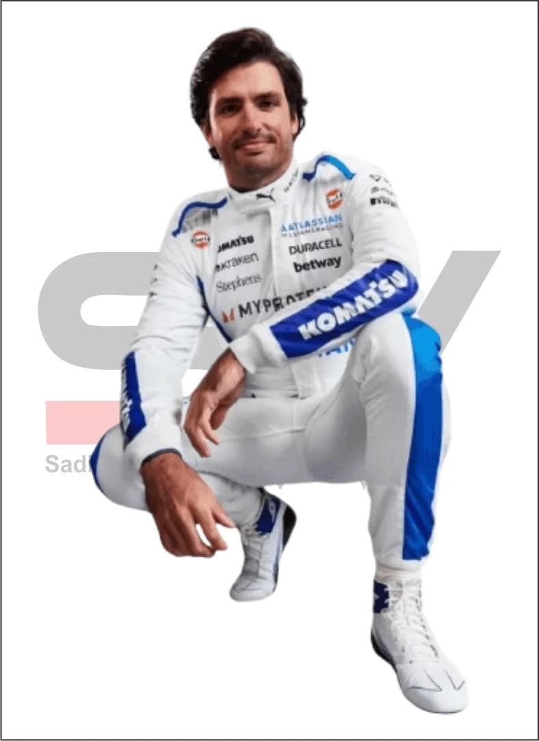2025 F1 racing costume worn by Alex Albon & Carlos Sainz Jr – HP Monaco GP