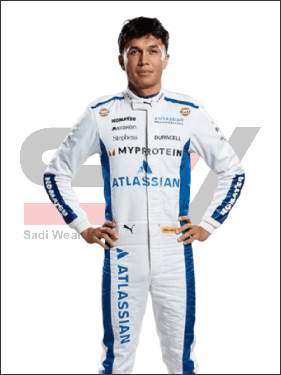 2025 F1 racing costume worn by Alex Albon & Carlos Sainz Jr – HP Monaco GP