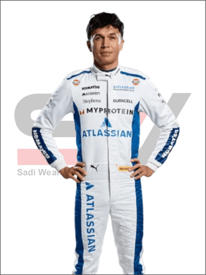 2025 F1 racing costume worn by Alex Albon & Carlos Sainz Jr – HP Monaco GP