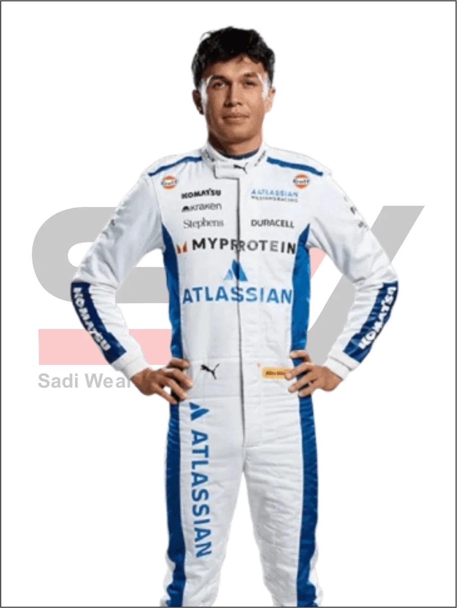 2025 F1 racing costume worn by Alex Albon & Carlos Sainz Jr – HP Monaco GP