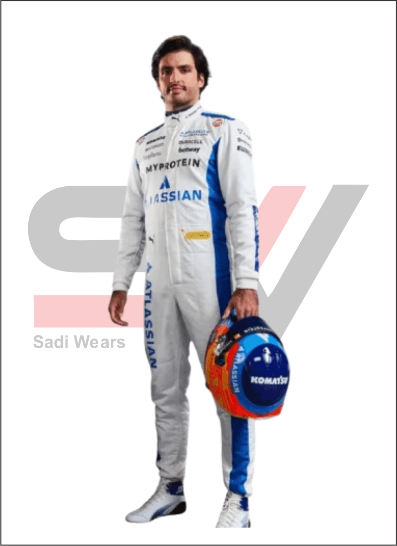 2025 F1 racing costume worn by Alex Albon & Carlos Sainz Jr – HP Monaco GP