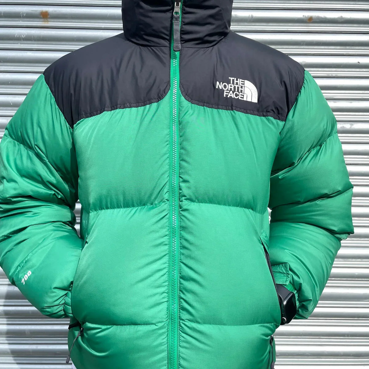 The North Face Light Green Puffer Jacket