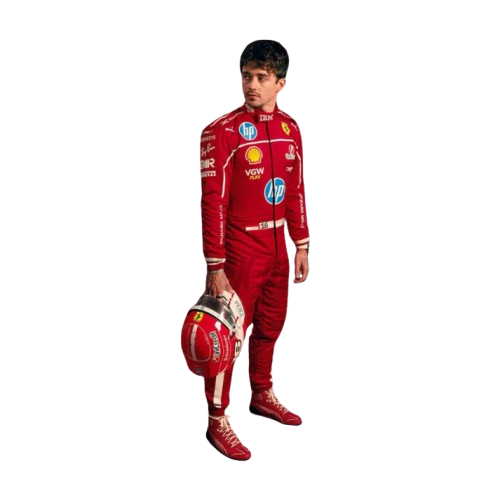 2025 F1 Racing Costume Worn by Charles Leclerc & Lewis Hamilton