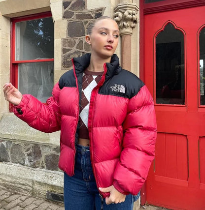 The North Face Pale Red Puffer Jacket