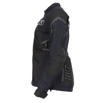 Artemis black adventure motorcycle jacket side view