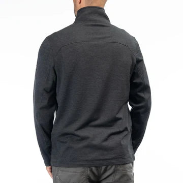 Black Echo Wool Fleece Jacket
