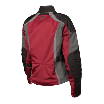 Avalon riding jacket back view with contrasting panels