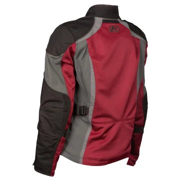 Women's Avalon motorcycle jacket rear angled view