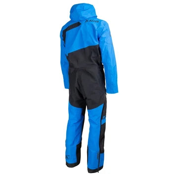 KLIM Ripsa One-Piece Electric Blue and Black rear view